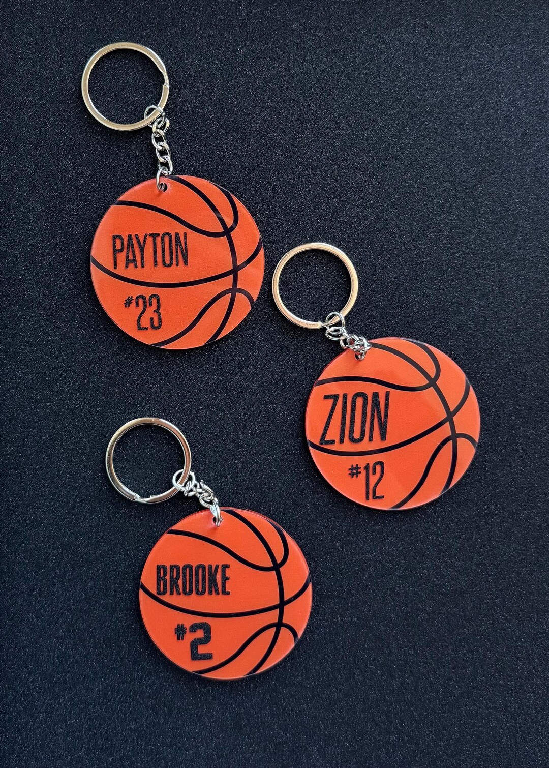 Basketball Keychain Bag Tag (personalized) - Etsy