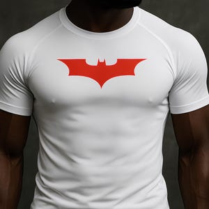 Anime Gym B * tman inspiriertes Kompressions-T-Shirt, Anime Gym Compression Shirts, atmungsaktives Gym Compression T-Shirt, Herren und Damen Kleidung Geschenk Gymbuddy