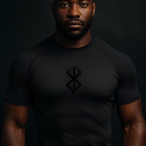 Anime Gym Brserk Inspired Compression T-Shirt,Guts Gym Compresion Shirts,Breathable Gym Compression Tee,Men and Women Clothes Gift Gymbuddy