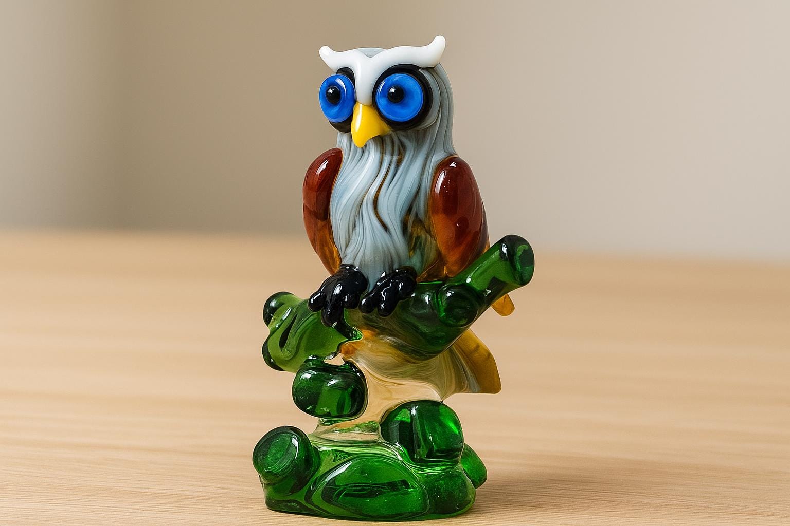 Murano glass owl - Etsy 日本