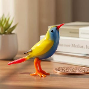ガラスの鳥の置物 - Etsy 日本