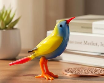ムラーノ吹きガラスの鳥と球体:ミッドセンチュリーモダンアート ムラーノ吹きガラスの鳥と球体:ミッドセンチュリーモダンアート