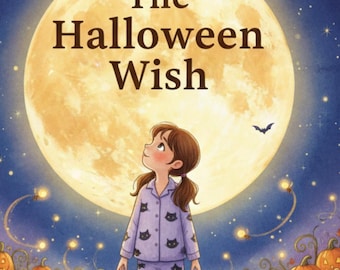 El deseo de Halloween – Cuento infantil imprimible de Halloween / Libro electrónico infantil de 15 páginas