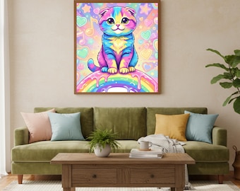 Luxury Cat Art Prints – Modern Home Decor Bundle