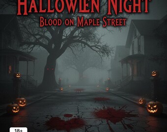Halloween Horror E-Book: Blood on Maple Street, Slasher Thriller (PDF)