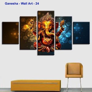 5 Panel Ganesh - Etsy