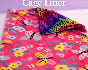 Quality Fleece Bedding for Guinea Pigs, Chinchillas & Small Pets – Washable, Absorbent, Cozy, and Long-Lasting - Custom Measurements