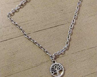 Silver Tree Of Life Charm Bracelet