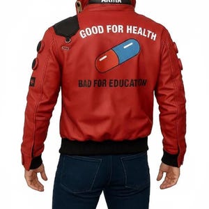 Akira Kaneda Red Leather Jacket | Anime-Inspired Capsule Biker Cosplay Jacket