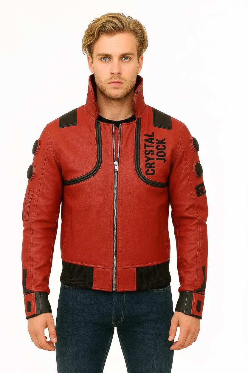 Akira Kaneda Red Leather Jacket | Anime-inspired Capsule Biker