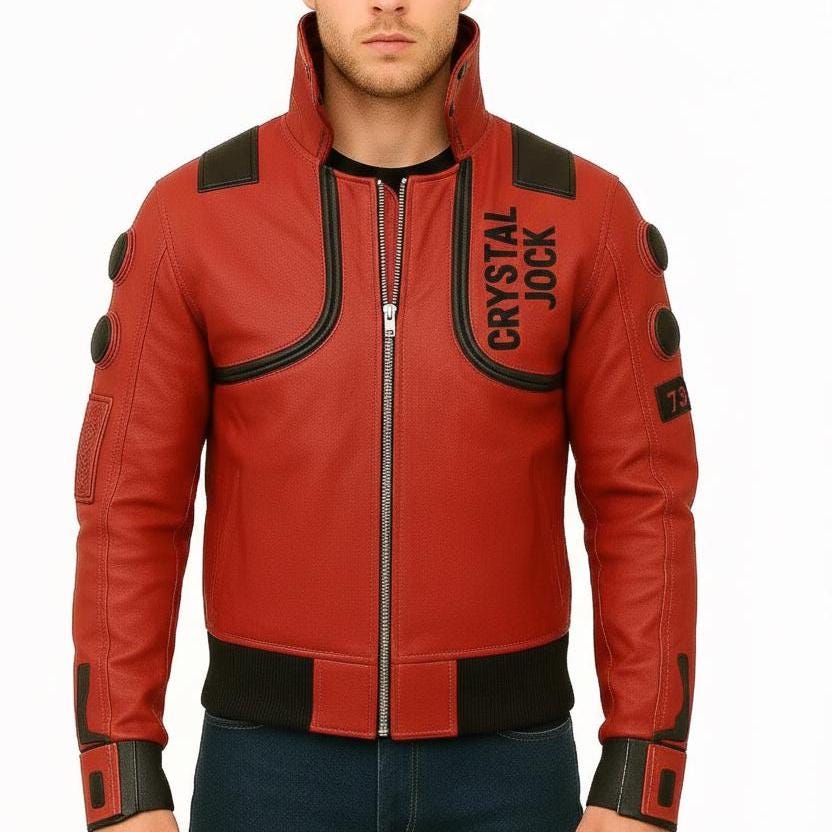 Akira Kaneda Red Leather Jacket | Anime-inspired Capsule Biker