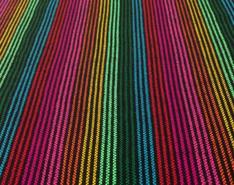 Mexican Ome San Black w colors stripes Wrap 5,5 yards Baby carrier
