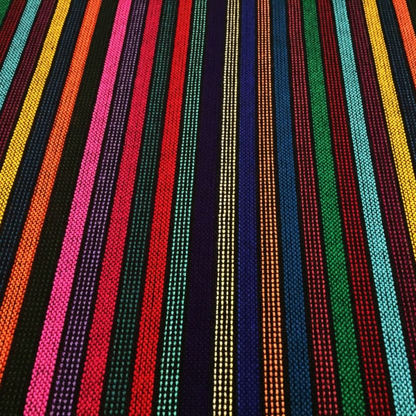 Mexican Hunab ku rainbow stripes Wrap  5,5 yards Baby carrier