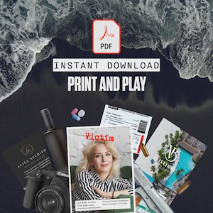 Transylvanian Case Files: The Black Sea Tragedy | Digital Murder Mystery Game PDF | Instant Download Detective Case File with Clues Evidence