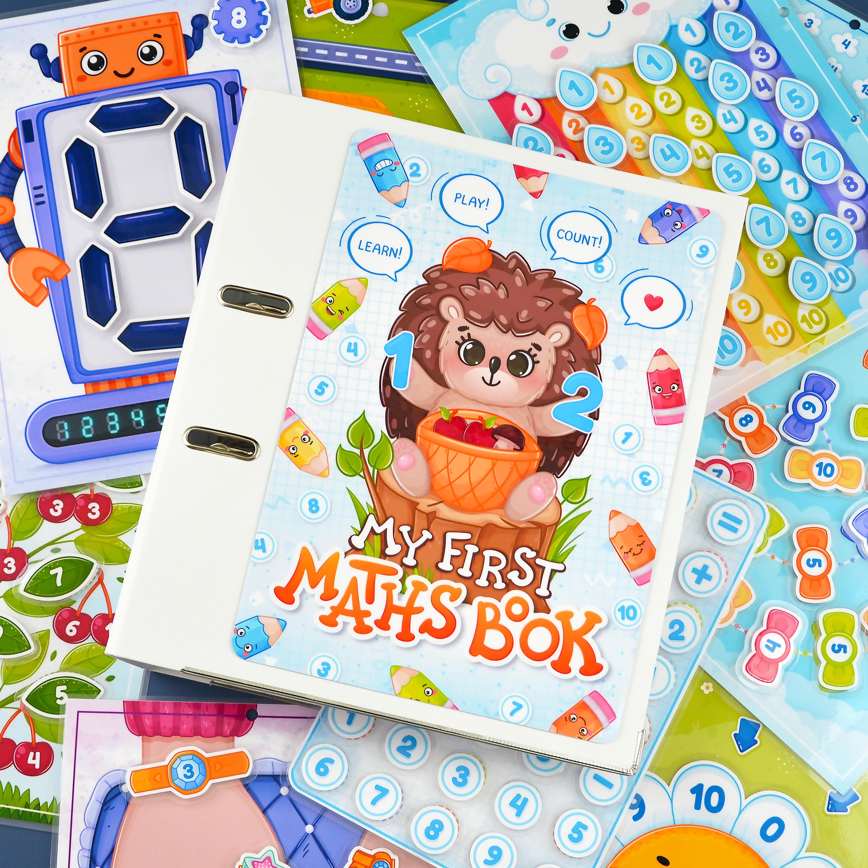 Maths Busy Book Printable Bundle, Math Activity Workbook, Preschool ...