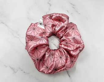 Demon Killer Nezuko Satin Scrunchie