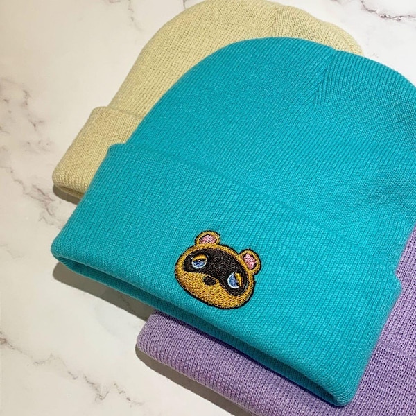 Custom Embroidered Animal Crossing Villager Beanie