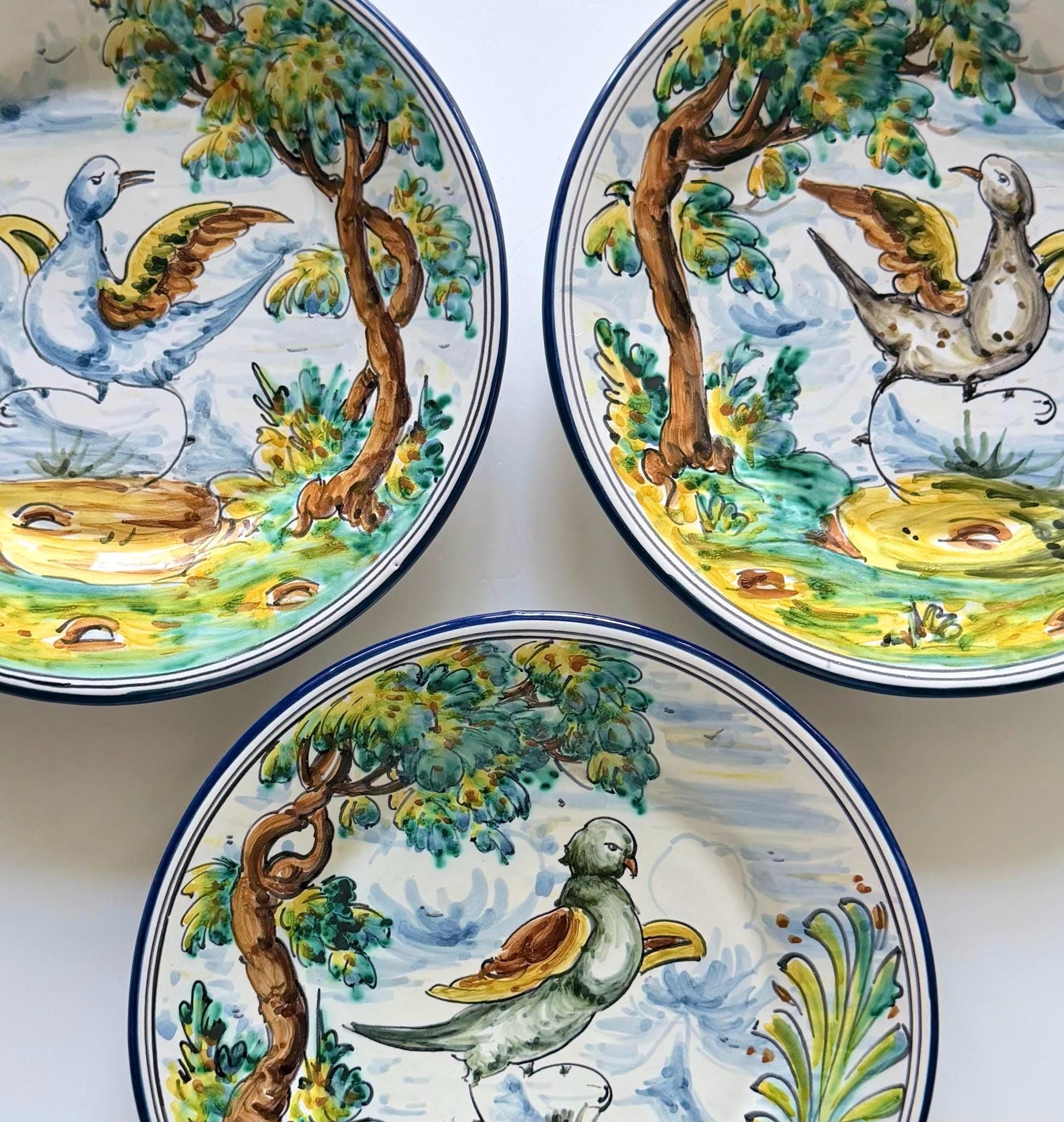 Spanish Bird Plate - Etsy
