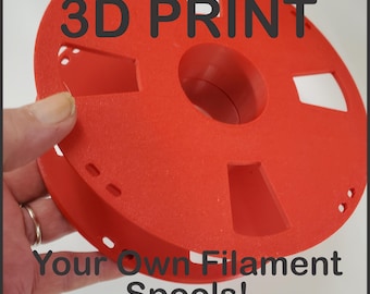 3D Printer Filament Spool STL Files (Digital Download)