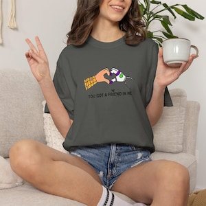 Comfort colors® Toy Story Friends Graphic T-Shirts, You Got a Friend in Me heart shaped hands T-shirt image 6