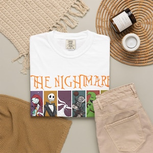 Camiseta y sudadera de Pesadilla antes de Navidad — Camiseta con estampado navideño de Jack Skellington imagen 1