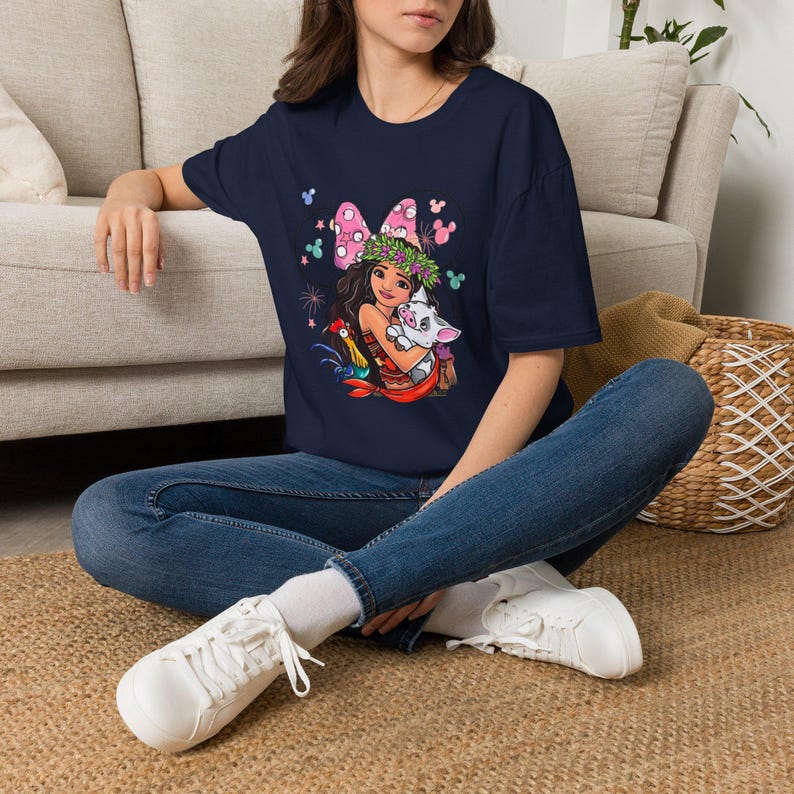 Prinsessan Vaiana och Pua Grafiskt Tryck Kortärmad T-shirt & Sweatshirt bild 7