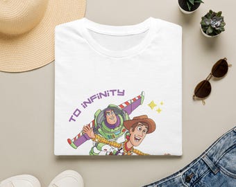 To Infinity and Beyond Toy Space Rangers T-Shirt | Buzz & Woody Retro Space Adventure