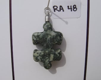 RA48 Puzzle Piece Rock Pendant