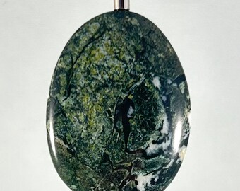 Dallasite Oval Pendant