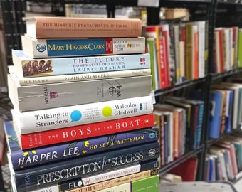 Bulk Books – Used Book Bundle by the Pound (Mixed Genre)