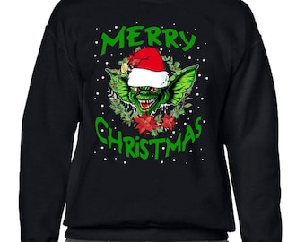 Julklappstips för små gremlinmonster, komedi, rolig film, festlig tröja