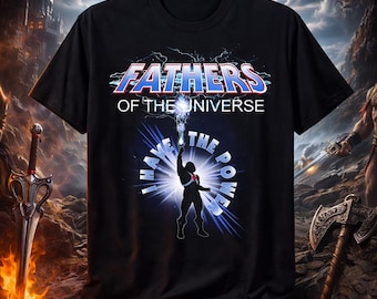 He-Man Inspired Fathers of the Universe T-Shirt, Retro 80s Dad Tee