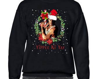 Julklappstips för ful julfest, godisstång, svårt att dö, komedi, rolig film, festlig tröja