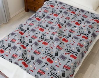 Eerie Echoes - Custom Name Horror Throw Inspired by Masked Slashers