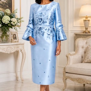 etsy blue dress Light Blue Dress