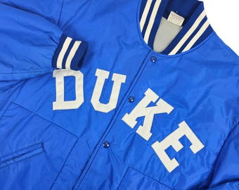 Vintage 90's Very Rare Starter Duke University Blue Devils Puffer