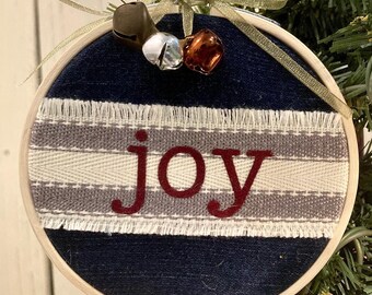 Denim Christmas Ornament