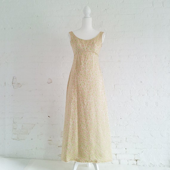 empire waist vintage dress