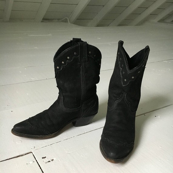goth cowgirl boots