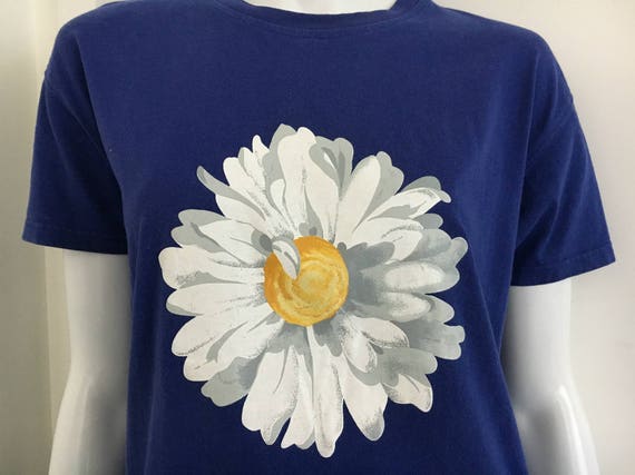90s Daisy T-shirt Vintage Daisy T-shirt 90s Flowe… - image 2