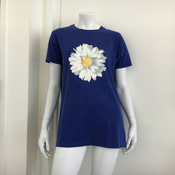 90s Daisy T-shirt Vintage Daisy T-shirt 90s Flowe… - image 1