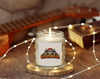 Gasparilla Skull Logo Candle | Coconut Apricot Wax Jar