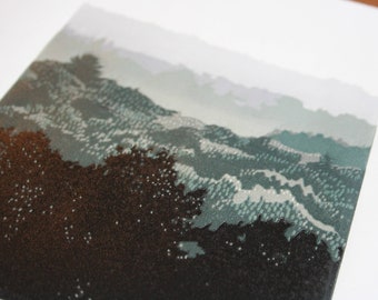 Too Much Smoke to See Lake Superior- Hand Pulled, Limited edition