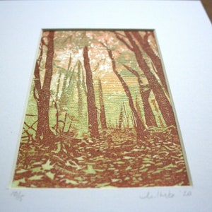 Autumn Trail II, Duluth, MN- Limited Edition, Hand Printed