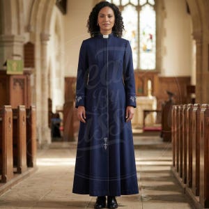catholic clerical dress Men's Class A Vestment - 6 Piece Complete Set main image 1