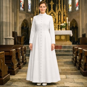 White Dress Church Attire - Etsy White Dress Church Attire - Etsy