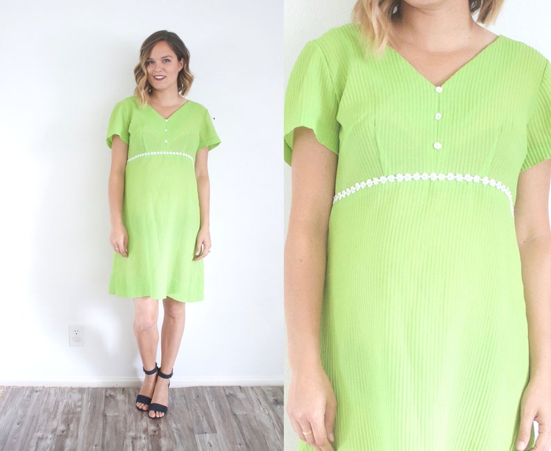 lime green summer dress
