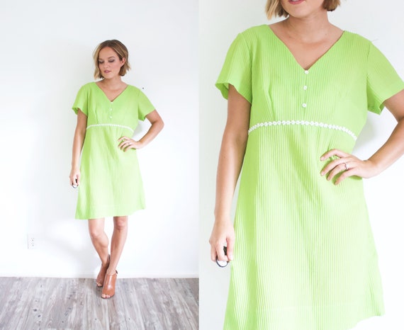 lime green summer dress