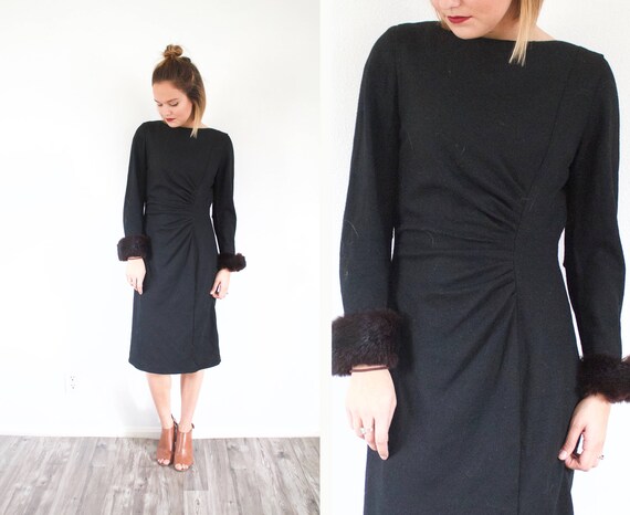 modest black dress