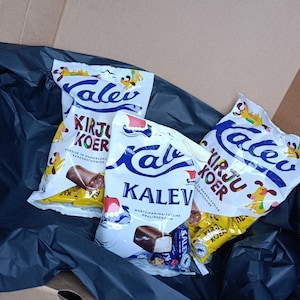 Selección de dulces estonios / Dulces europeos auténticos / Chocolates nórdicos
